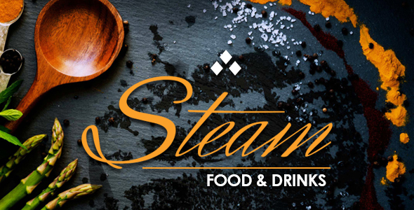 STEAM - Restaurant, Pub & Cafe WordPress Theme